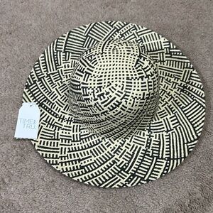 Time and Tru Two Tone Straw Hat